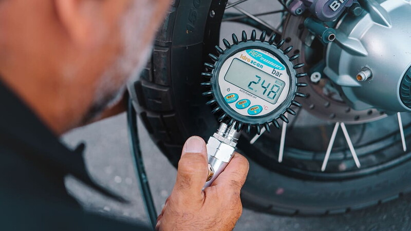 Tyre pressure check