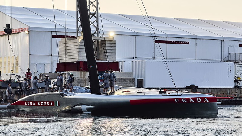 Luna Rossa nel molo